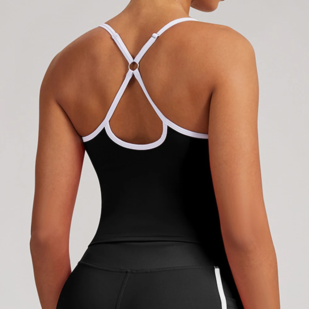 

Женский спортивный бюстгальтер для йоги, жилет для бега, нижнее белье для тренировок в тренажерном зале, сексуальные укороченные топы с подкладкой, бюстгальтер для фитнеса с эффектом пуш-ап, женская спортивная одежда