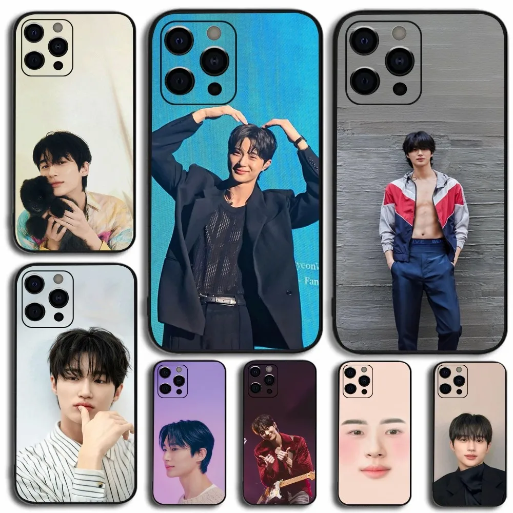 Byeon Woo S-Seok Korea Actor Phone Case For Apple iPhone 15,14,13,12,11,Pro,X,XS,Max,XR,Plus,Mini Soft Black Cover