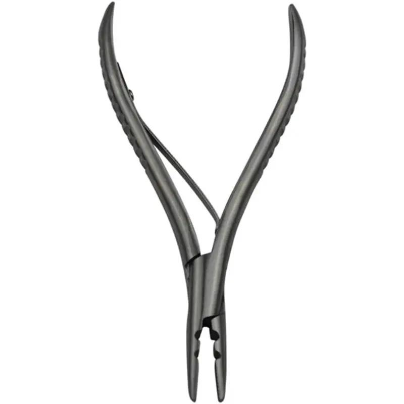 

Многофункциональные щипцы ABKO для наращивания волос из нержавеющей стали с 2 отверстиями для удаления волос и микрокольцевых петель