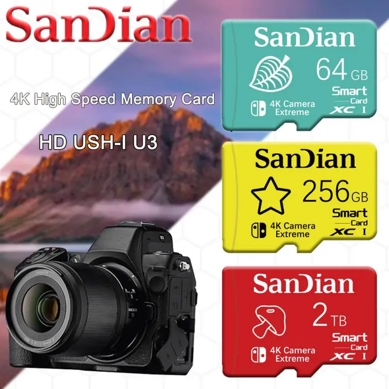 Original Micro TF SD Card 2TB High Speed Micro Memory Card 1TB SD Memory Card Flash Card For Phone Camera Free Shiping
