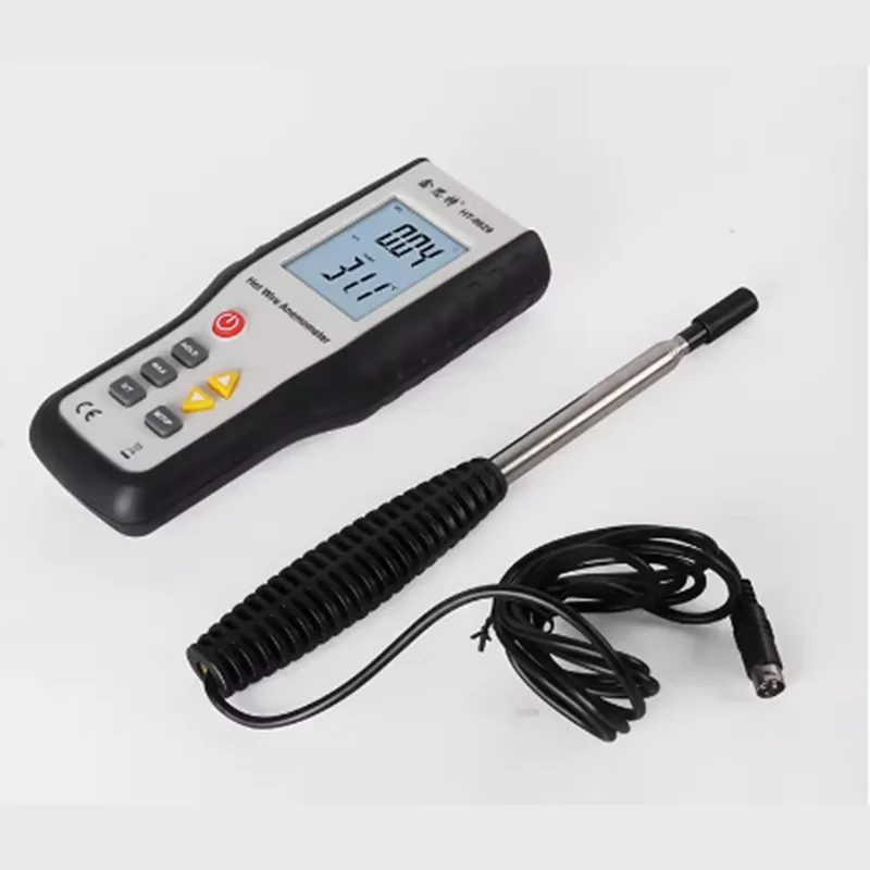 

HT9829 handheld anemometer high-precision thermal sensitive anemometer wind temperature and wind volume measuring instrument