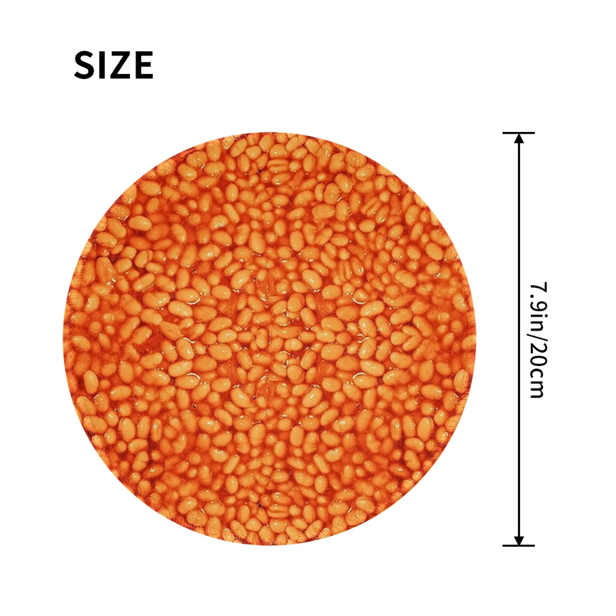 Baked Beans In Things Pattern Mouse Pad Computer Keyboard Mouse Mat Gaming PC Laptop Desk Mat Office Accessories Table Mats