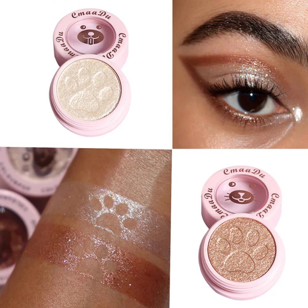 2Pcs/Set Glitter Shimmer Eyeshadow Clay Mud Sequins Pigment Cream Eyeshadow Long Lasting Eye Makeup Cosmetics