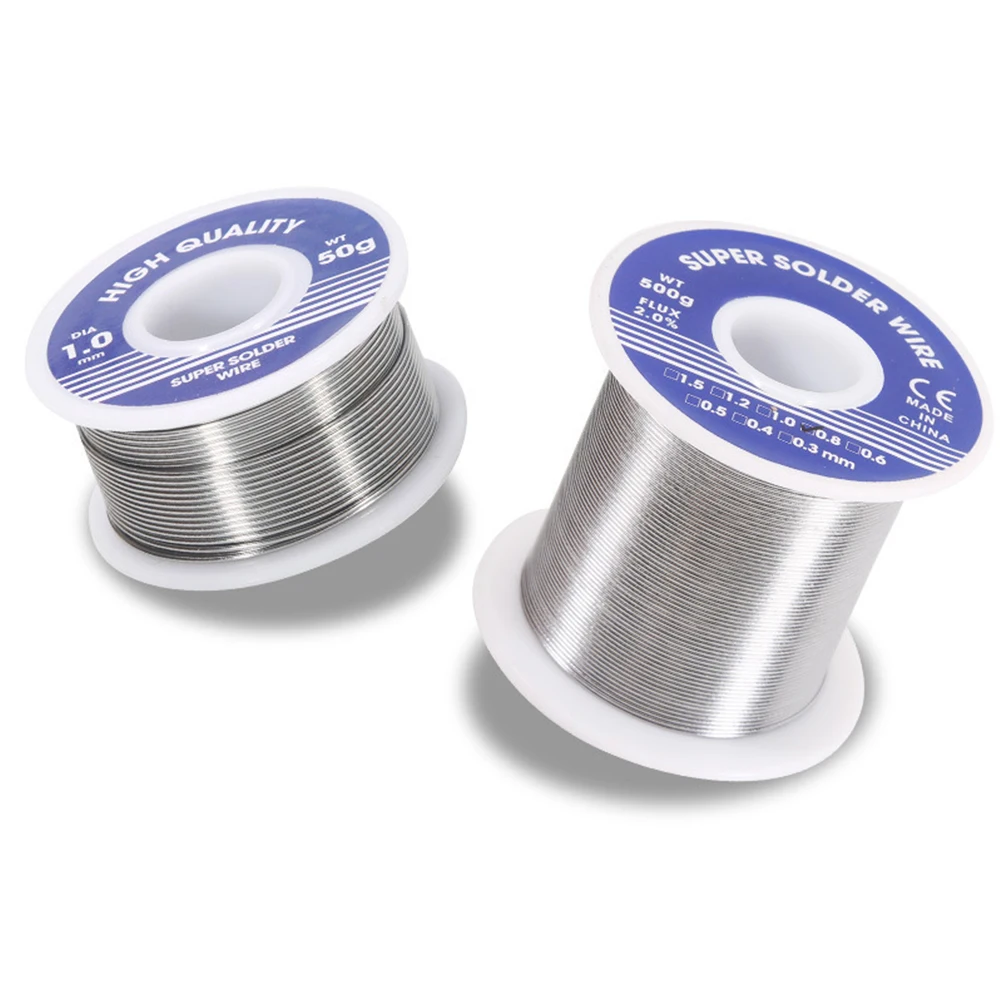 Imagem -04 - Fio de Estanho com Chumbo e Solda Welding Wire Rosin Flux-cored Smoke Menos Livre de Limpeza Diâmetro do Fio de 08 mm 100g