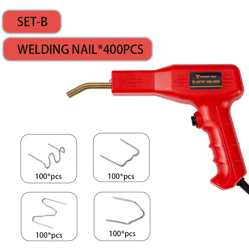 Plastic Lasser Hot Schiethamer met 200-800 Spijkers voor Auto Bumper PVC Reparatie Garage Tool Kit Machine Lassen