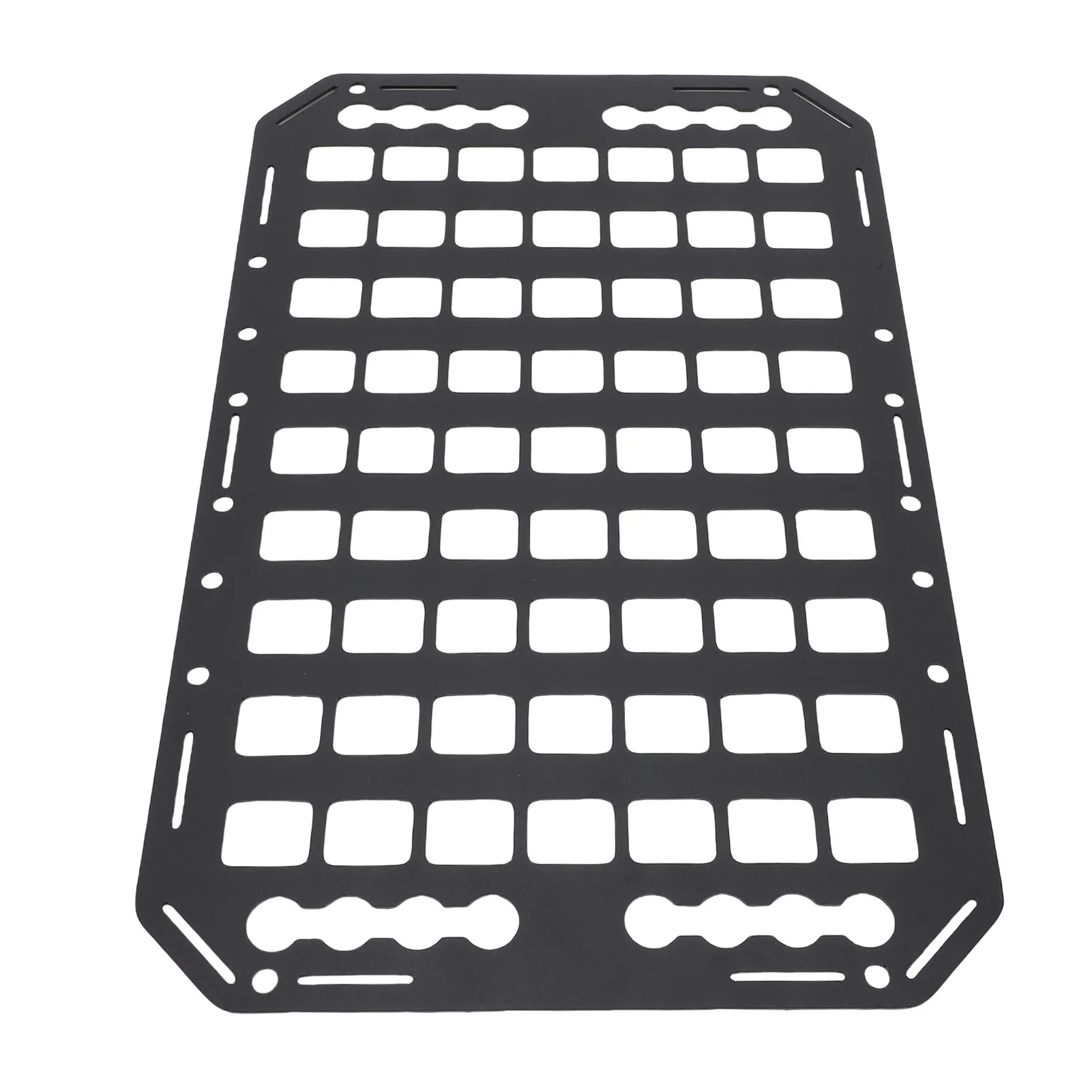 

Side Bed Molle Panel Truck Bed Molle Panel Aluminium Alloy Multifunctional L Track Storage Organizer for Car SUV RV 483x311x2mm