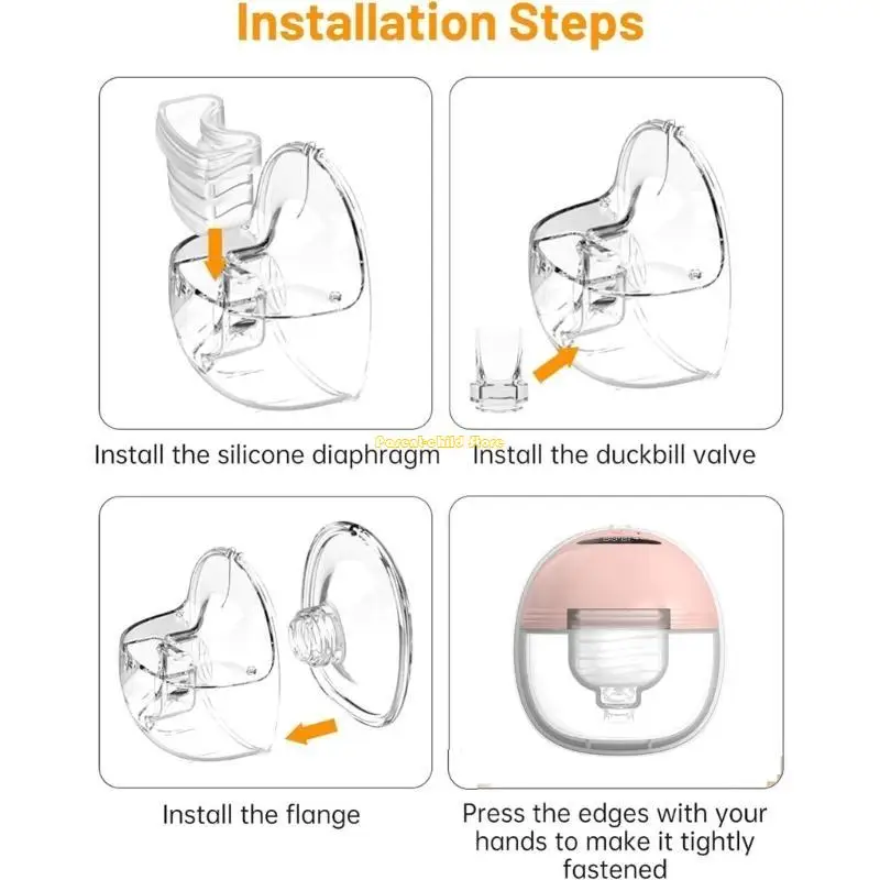Valvole in silicone ricambio WXTD con set membrane durevoli per tiralatte in silicone