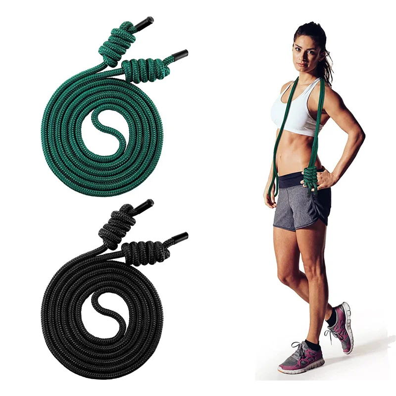 

2Pcs Adjustable Exercise Jump Rope Double Braid Workout Rope For Home Gym Training , 9 Ft