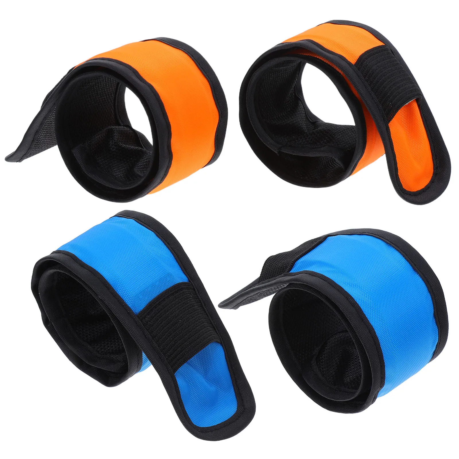 4 قطعة LED الحصان الساق التفاف الأشرطة وضوح عالية تنفس النسيج الكاحل دعم لركوب الليل قابل للغسل معدات السلامة الخيول #5