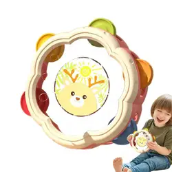 Children's Tambourine Small Children Clapping Tambourine Hand Bells Interactive Musical Educational Hand Instrument For Kids