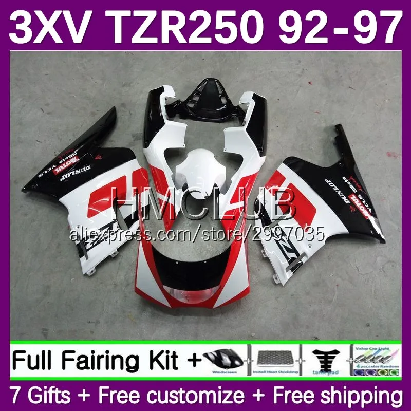 Fairing For YAMAHA TZR-250 TZR250 TZR 250 RR 3XV 92 93 94 95 96 97 147No.10 TZR250RR 1992 1993 1994 1995 1996 1997 red white