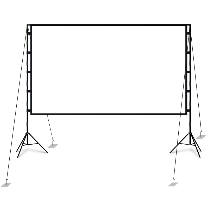 

Hot Outdoor Iron Short Tube Bracket Camping Portable Projection Curtain