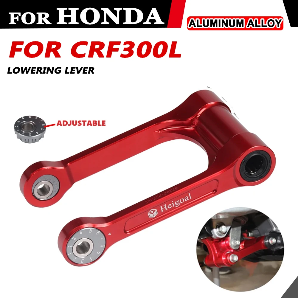 For Honda CRF300L CRF 300 L 2021 2022 2023 2024 Motorcycle Parts Rear Arm Suspension Cushion Lever Drop Lowering Rising Links