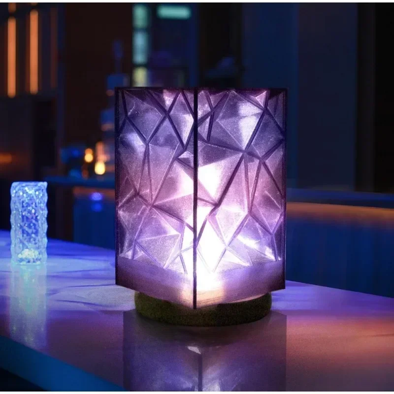 متعدد الألوان شفافة التدرج ثلاثية الأبعاد خيوط الطابعة الأرجواني إلى الأزرق الانتقال بريق PLA 1 كجم/2.2lb DIY بها بنفسك الحرف والنمذجة