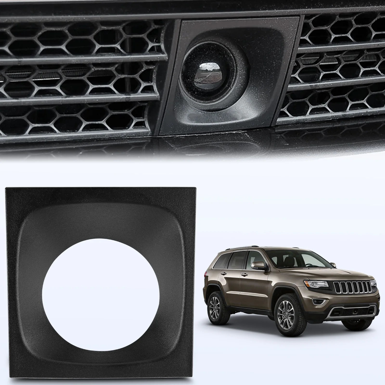 

Car Front Bumper Adaptive Control Bezel Cover Protect 68143108AB For Jeep Grand Cherokee 2014 2015 Front Bumper Center Bezel