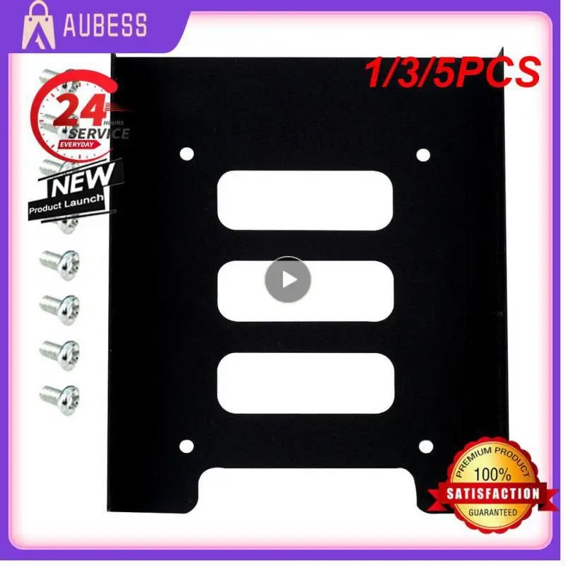 

1/3/5PCS Inch SSD HDD to 3.5 Inch Metal Mounting Adapter Bracket Dock Hard Drive Holder for PC Hard Drive Enclosure