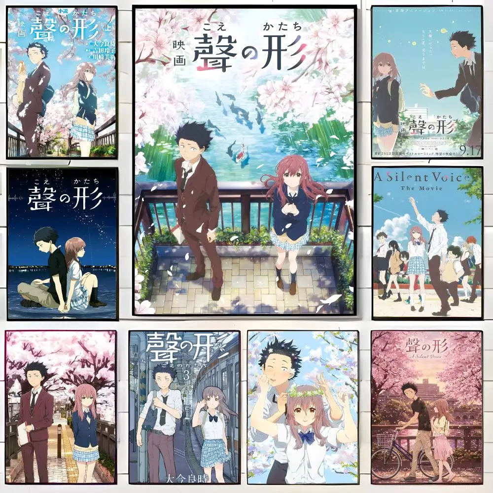 A S-Silent Voice Poster Wall Art Print Decorative Mural Home Decor Gift Unframed