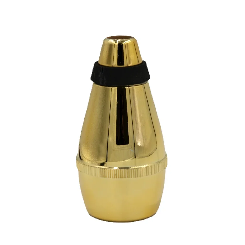 Lightweight Durable ABS Plastic Trumpet Mute Silencer Practice Light-weight Trumpet Tool Trumpets Mutes Woodwind Mute Golden