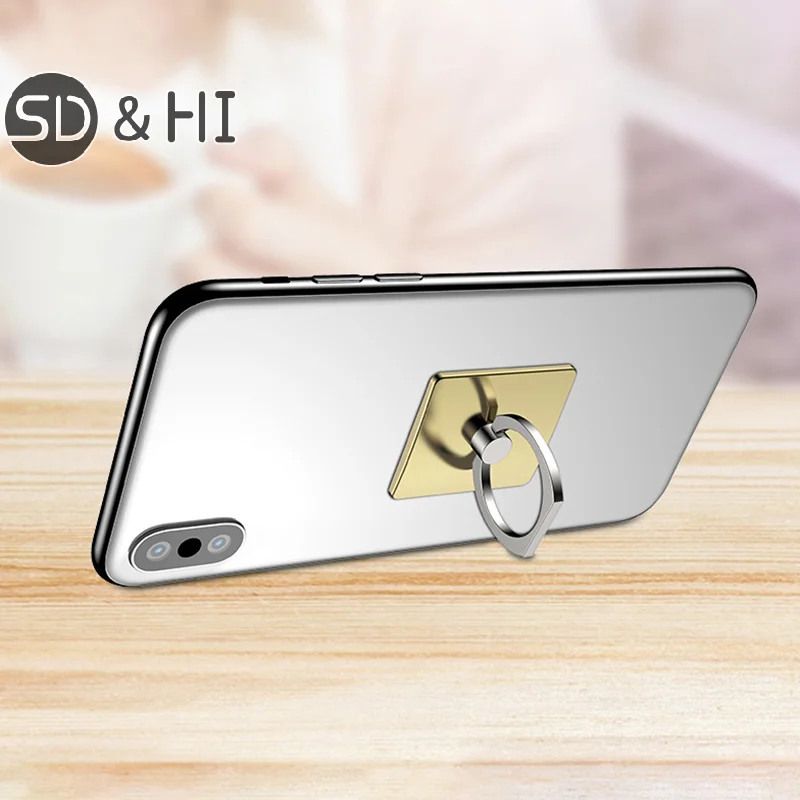 360° Degree Rotating Phone Holder Stand Bracket Finger Ring Round Smartphone Cellphone Ring Holders Mount Accessories