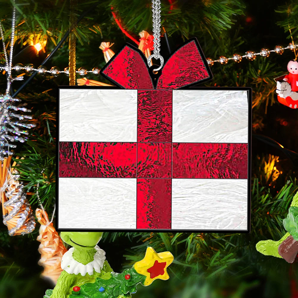 

Christmas Hanging Decor Pendant for Indoor Outdoor Decoration Clear Texture Realistic Appearance Festive Party Supply Layout