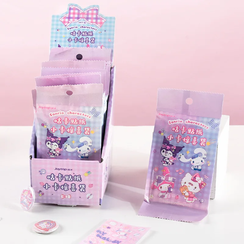 Sanrio Card Guka Blind Bags Cartoon Cinnamoroll Kuromi Melody Hello Kitty Collection Cards Children Birthday Gifts