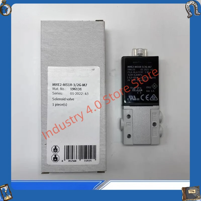 

Двухпозиционный трехходовой электромагнитный клапан MHE2-M1H-3/2G-M7 196130, пневматический, оригинальный, в наличии