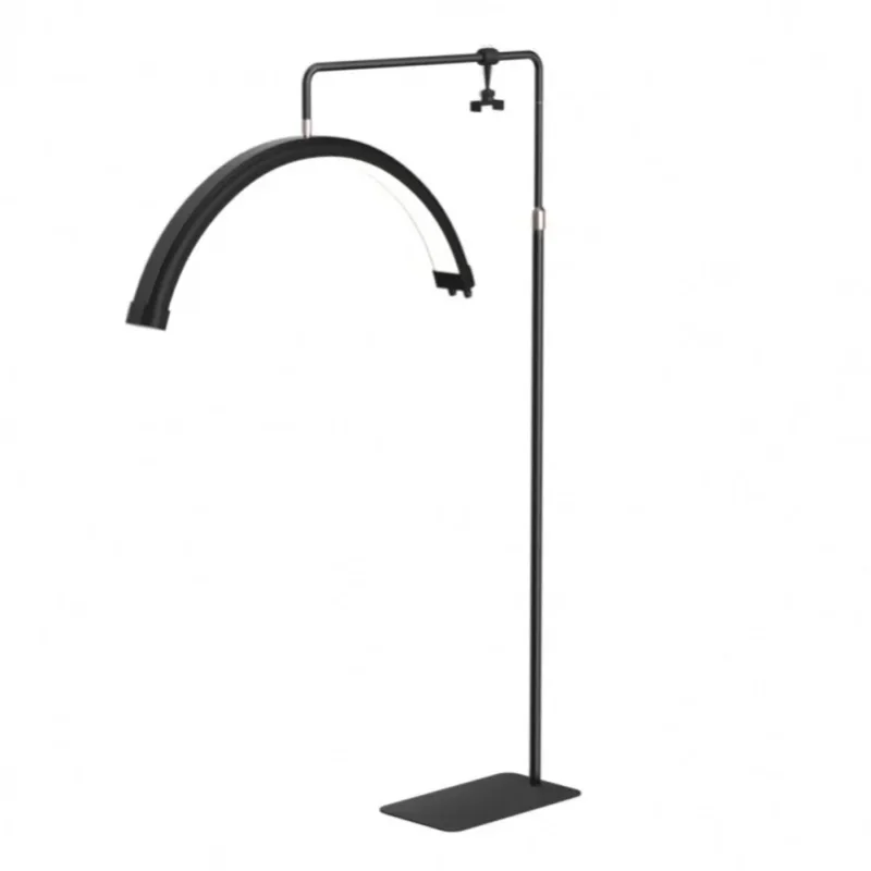 Lampa LED w kształcie półksiężyca do rzęs, lampa doświetlająca do fotografia, do przedłużania rzęs, makijażu, lampa podłogowa do salonu, narzędzie do oświetlenia studyjnego. — 2