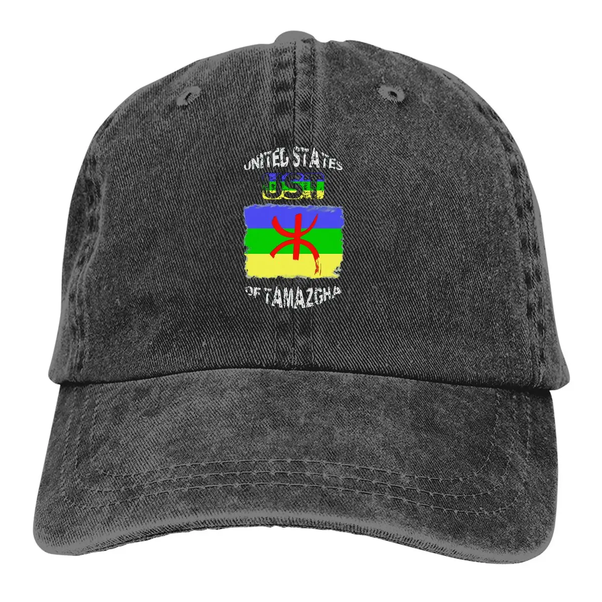 

Pure Color Dad Hats UST Women's Hat Sun Visor Baseball Caps Flag of Amazigh Peaked Cap