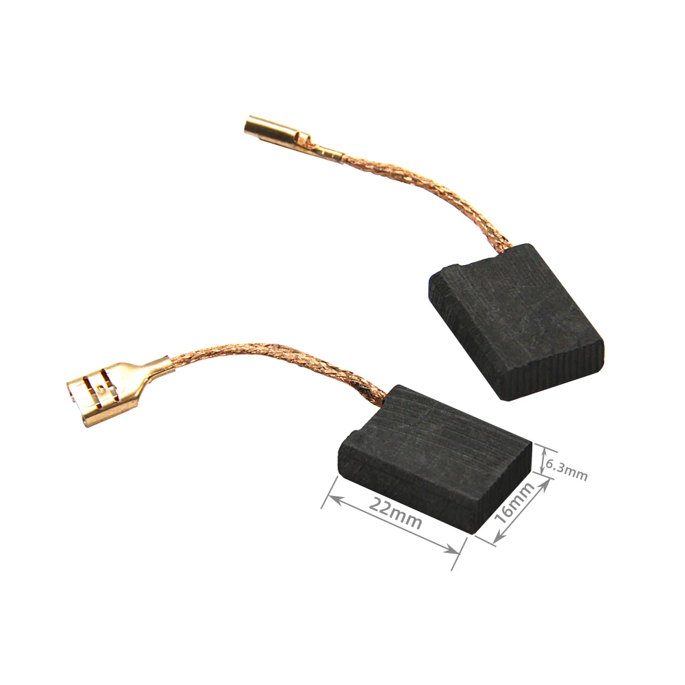 Imagem -03 - Carbono Brushes 6.3x16x22 mm 1607014171 Replacements para Bosch Angle Grinder Motor Gws 18230gws 19-230gws 20-230 h Pares de
