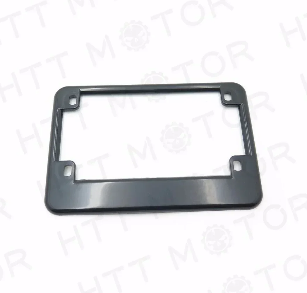 Motorcycle Registration Plate Holder For 4"x7" extra 1" Width Plate for Harley/Honda/Kawasaki/Suzuki/Yamaha/Springer 5