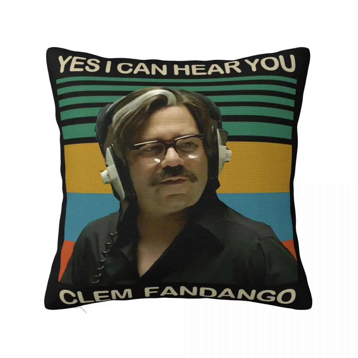 Yes I Can Hear You Clem Fandango Retro Comedy Tv Mens Cotton Vintage Harajuku Pillow Case