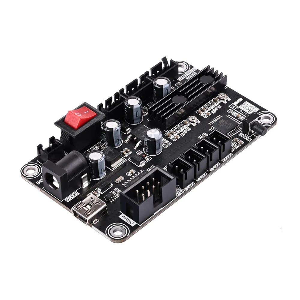 2-Axis Laser Engraver Control Board Panel, GRBL USB Port Main Board Integrated Driver For CNC 6550, 2017 Engraving Machine