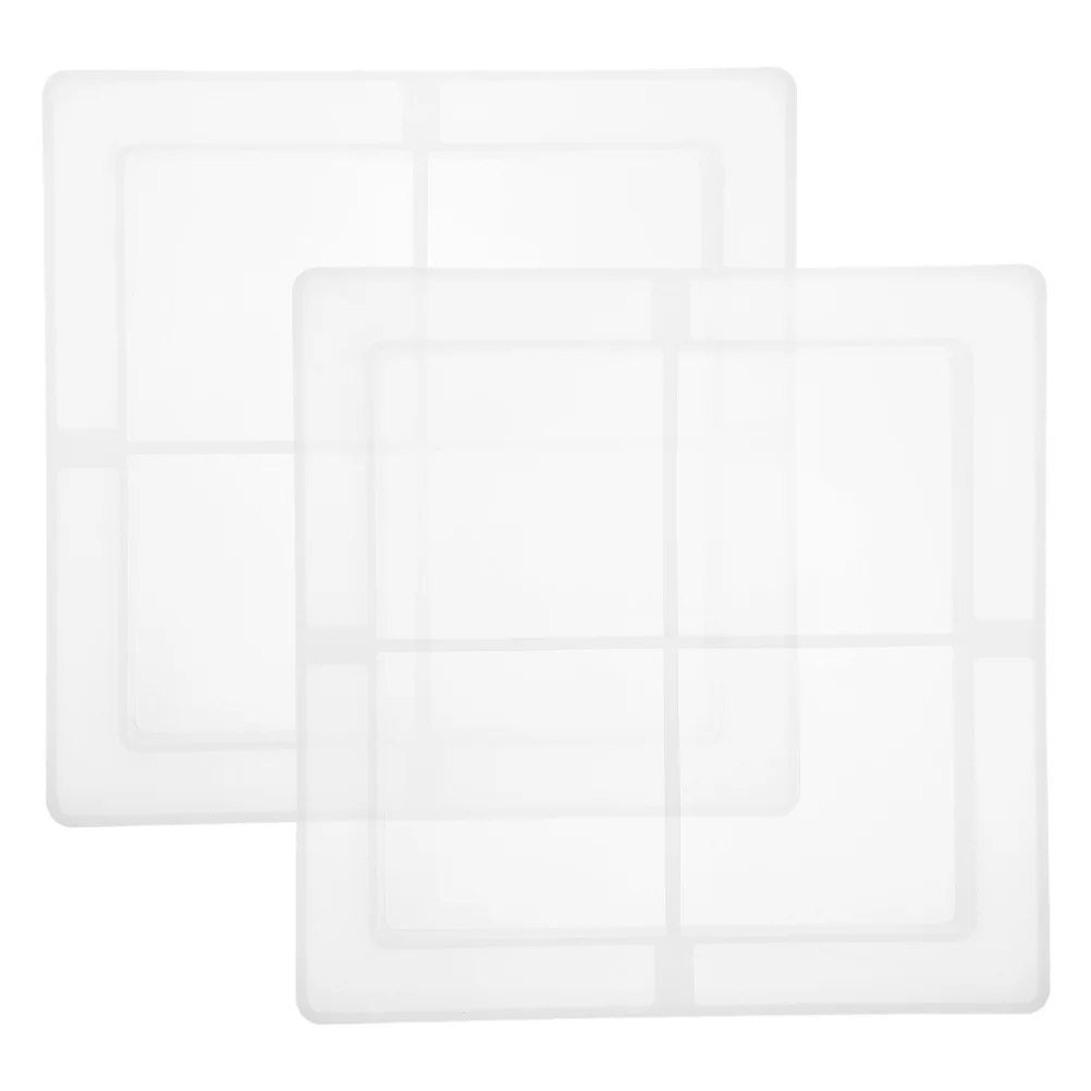 

2Pcs Silicone Mold for DIY Square Ashtray Reusable Mold Tearproof Stable Shape for Epoxy Resin Crafting DIY Making Supply
