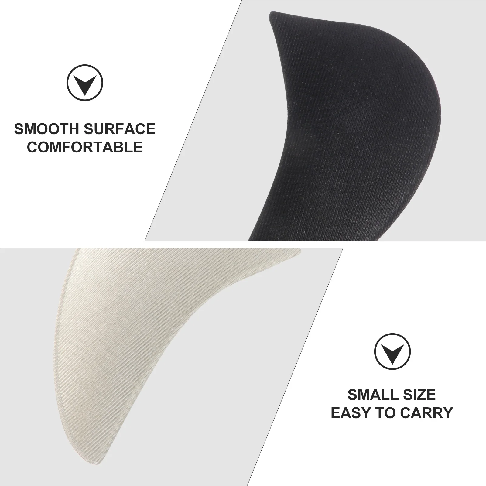 

4Pairs Arch Support Cushion Sponge Foot Insert for Sandals Sneakers Casual Shoes Arch Support Pads Sponge Insole