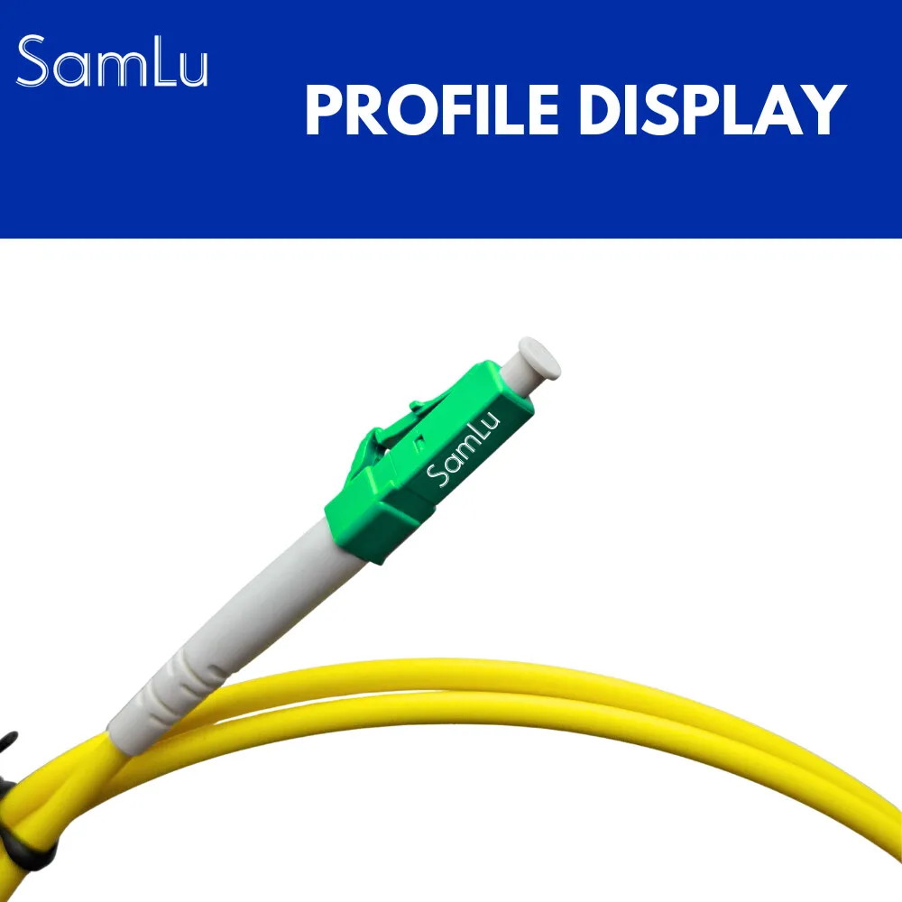 Câble Fiber Optique SC/APC vers LC/APC 2.0mm LSZH G657A1, fil de Fiber optique 1M 2M 3M 5M, cordon de raccordement convertisseur à noyau unique