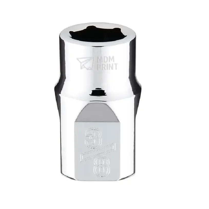 

3/8 in. Drive 3/8 in. SAE 6-Point Socket with FOUR FLAT Sides