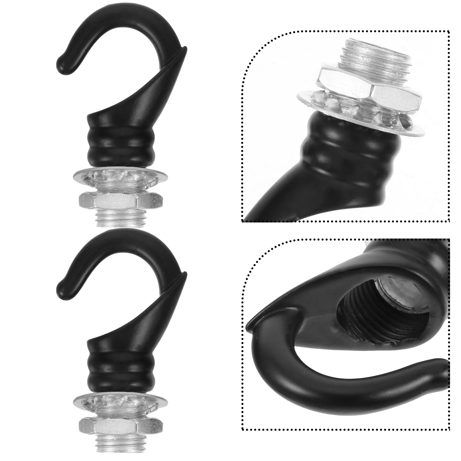 

6pcs Open Heavy Duty Hanging Light Fixture Ceiling Parts Alloy Hooks Sturdy Material Safe Light Hanging Hooks Solution