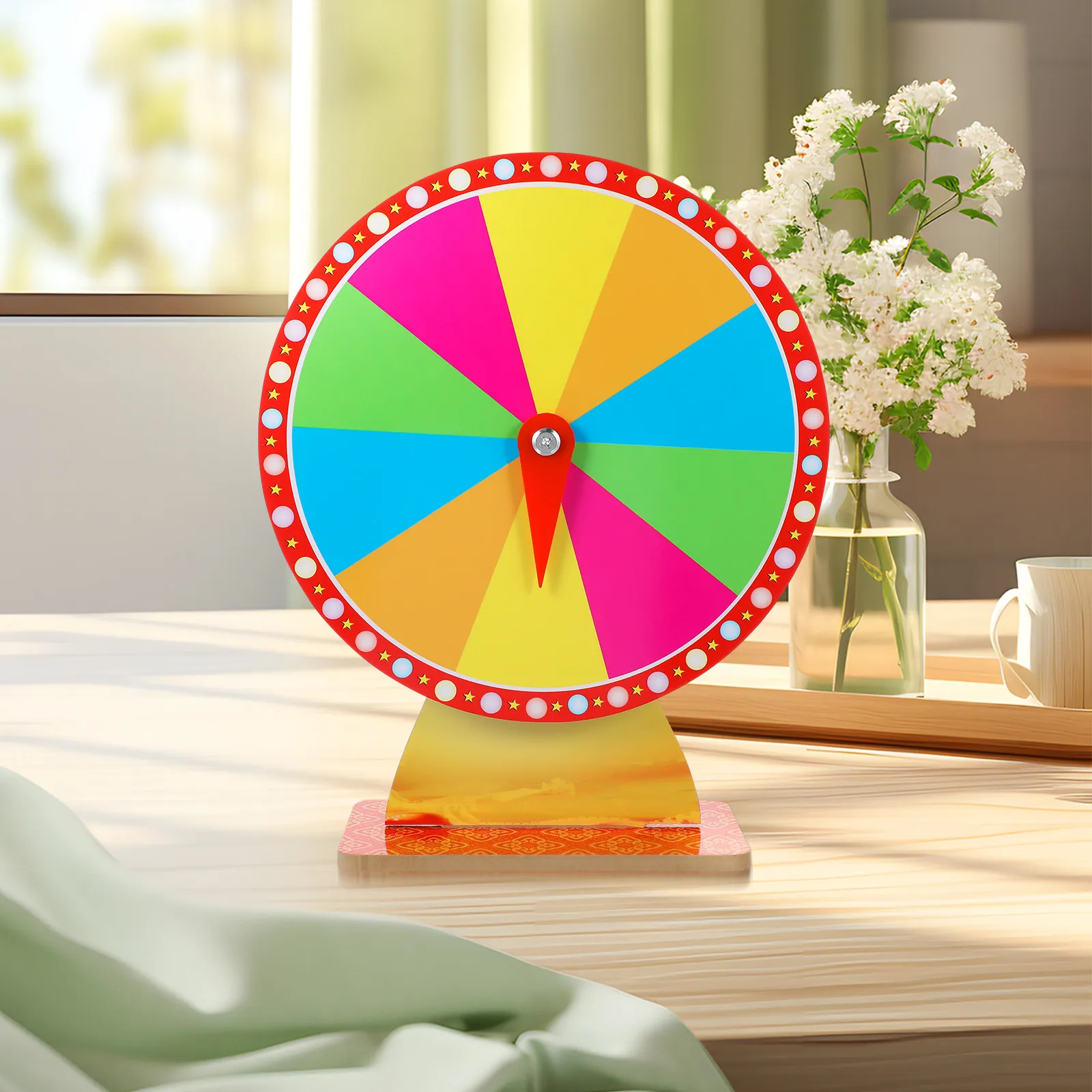 lottery-turntable-roulette-wheel-30cm-writable-rotating-game-props-carnival-fortune-party-raffle-plastic-lightweight