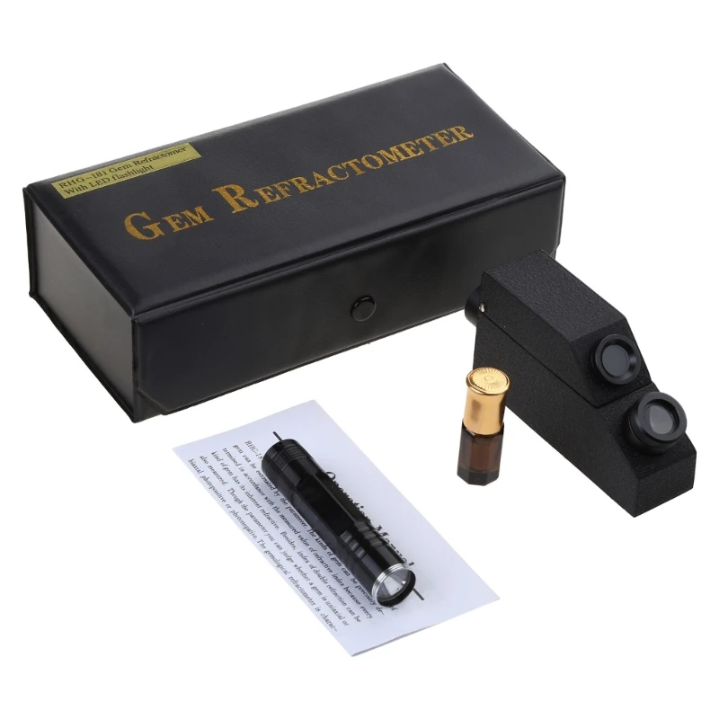 Refractometer Jewelry RHG 1.30-1.81RI Professional ldentification