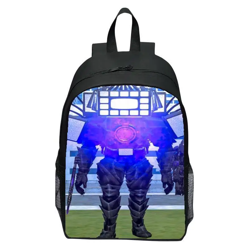 Printed Skibidi Toilet children's backpack Titan TV person elementary school backpack men's and women's backpack