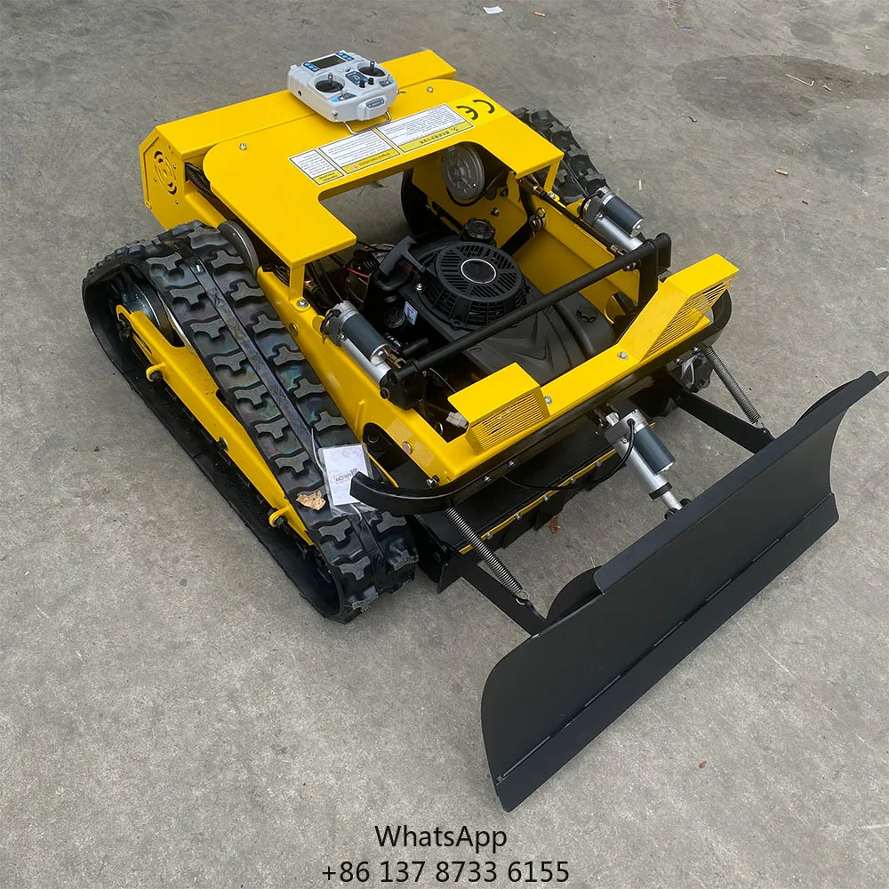 Remote Controlled Rotary Lawn Mower Automatic Robot Lawn Mower For Agriculture Industry Home Use