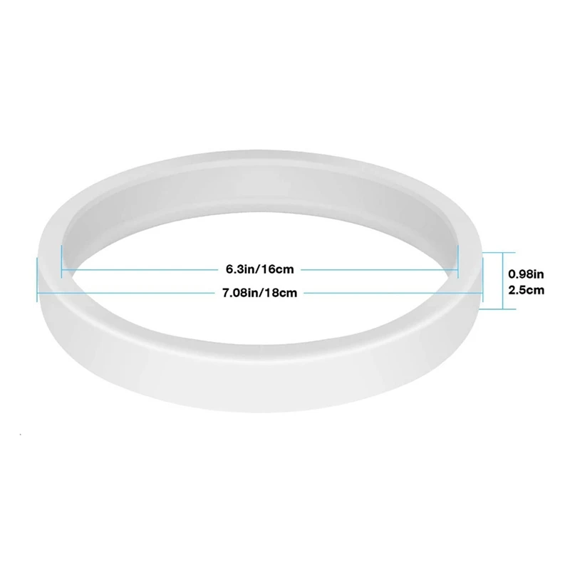 3 Stück Poolreiniger Reifen Ersatz Track Wheel Band für Polaris 180, 280, 360, 380 Pool Clean Machine Zubehör