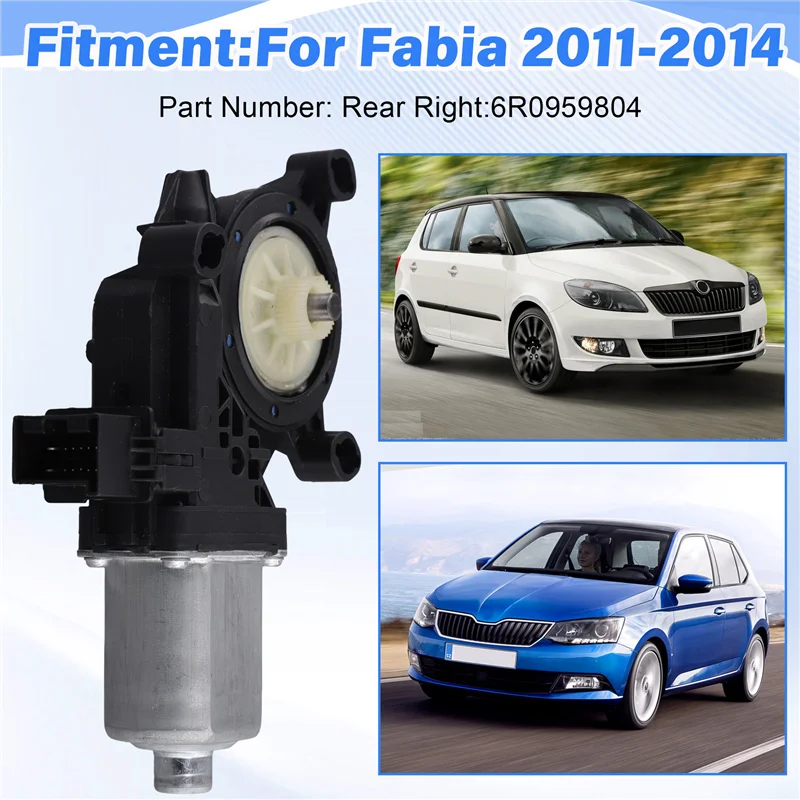 Window Glass Lifter Motor For Skoda Fabia 2011-2014 Car Window Lift Motor 6R0959801 6R0959802 6R0959803 6R0959804