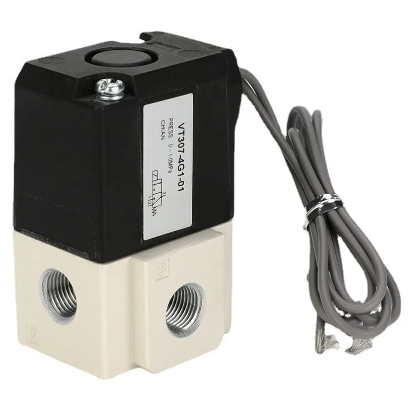 VT307-5G1-01 Two Position Three-way Vacuum Solenoid Valve 24V/220V Cylinder High-frequency Pneumatic Control Valve
