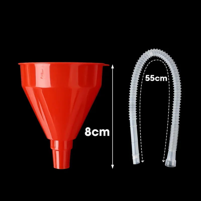 Car Refueling Funnel Telescopic Extension Long Pipe Detachable Hose Filling Funnels Car Motorcycle  Engine Gasoline Oil Funnel