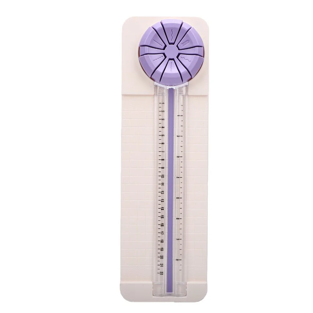 ABS Paper Cutter Straight Dotted Curved Practical Line Cutting Trimmer lightweight Deckle Wavy Line Paper Trimmer DIY Projects