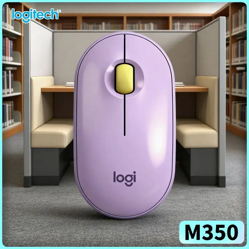 

Оптическая мышь Logitech M350 Office — тонкий дизайн, бесшумные нажатия, Bluetooth и USB, вес 77 г, для дома, работы и учебы