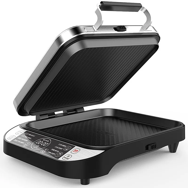 أدوات خبز كهربائية منزلية شواية مقلاة خبز قابلة للإزالة وقابلة للغسل صينية خبز مربعة طبق شواء فطيرة ماكينة شواء