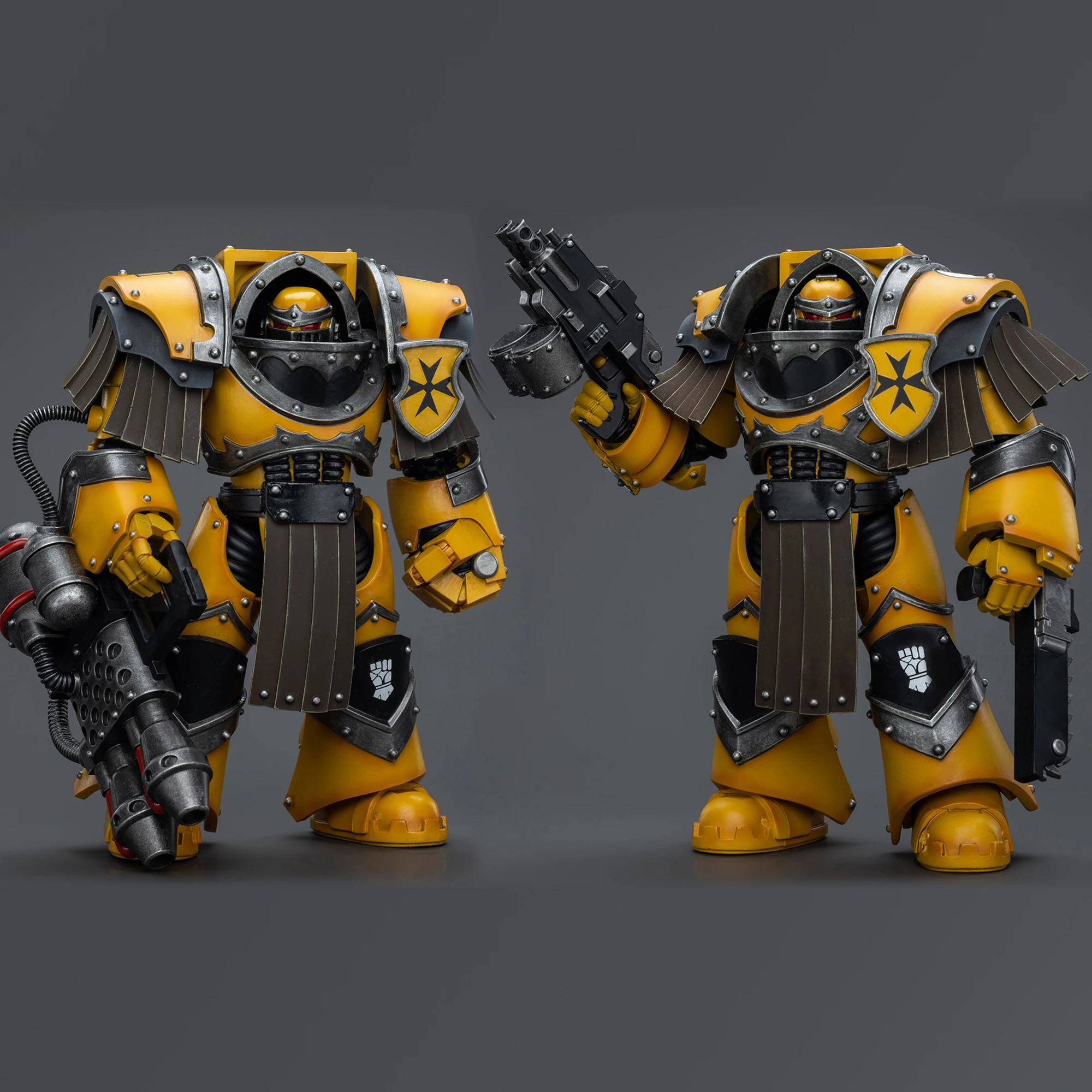 

JOYTOY Warhammer The Horus Heresy 1/18 Imperial Fists Legion Cataphractii Terminator Squad Action Figure Game Military Soldier