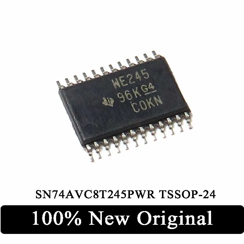 2Pcs 100% New Original SN74AVC8T245PWR SN74AVC8T245 imprint WE245 SMD TSSOP-24 chip IC In Stock